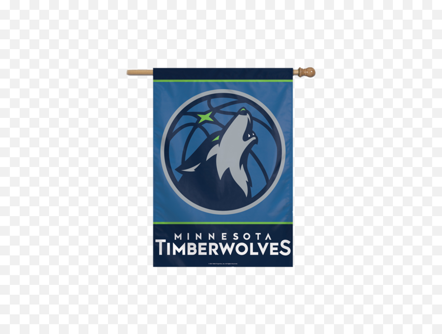 Download Minnesota Timberwolves Vertical Banner - Minnesota Nba Minnesota Timberwolves Logo Png,Minnesota Timberwolves Logo Png