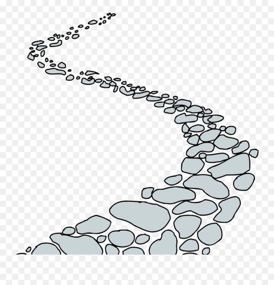 Clipart Road Black And White - Path Clip Art Png,Road Clipart Transparent