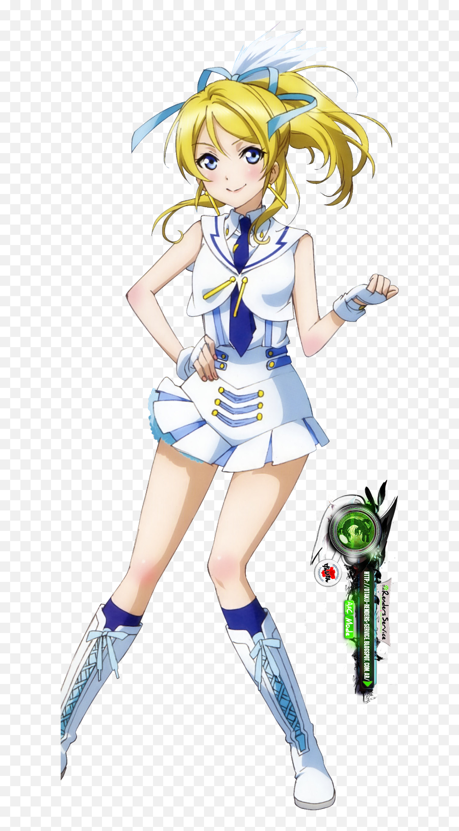 Eli Ayase Cute Hd Render - Eli Ayase Wonderful Rush Png,Eli Ayase Transparent