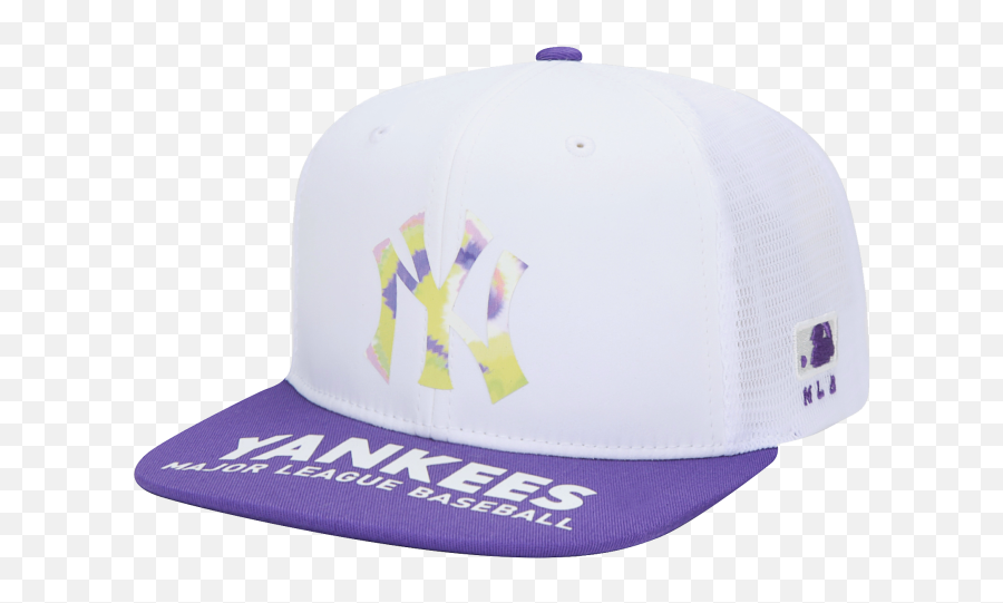 Dyeing Logo Print Flat Visor Snapback - Baseball Cap Png,New York Yankees Logo Png