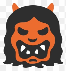 Ogre Emoji Clipart Free Download Transparent Png Creazilla - Android Ogre Emoji,Ogre Png