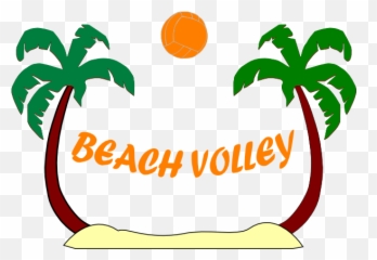Free Small Volleyball Cliparts Download Art - Silhouette Palm Tree Logo png