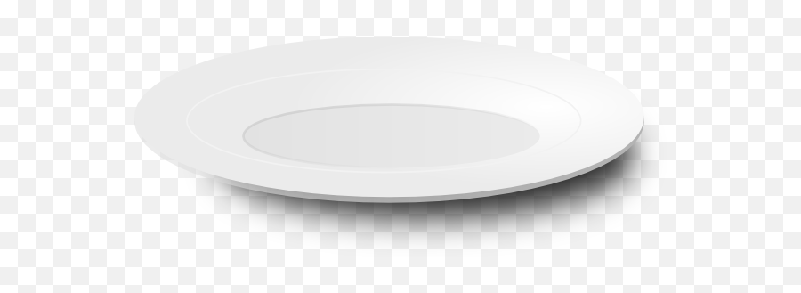 White Plate Clip Art - Circle Png,White Plate Png