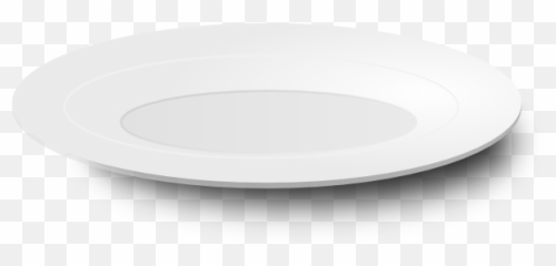 White Plate Clip Art - Circle Png,White Plate Png