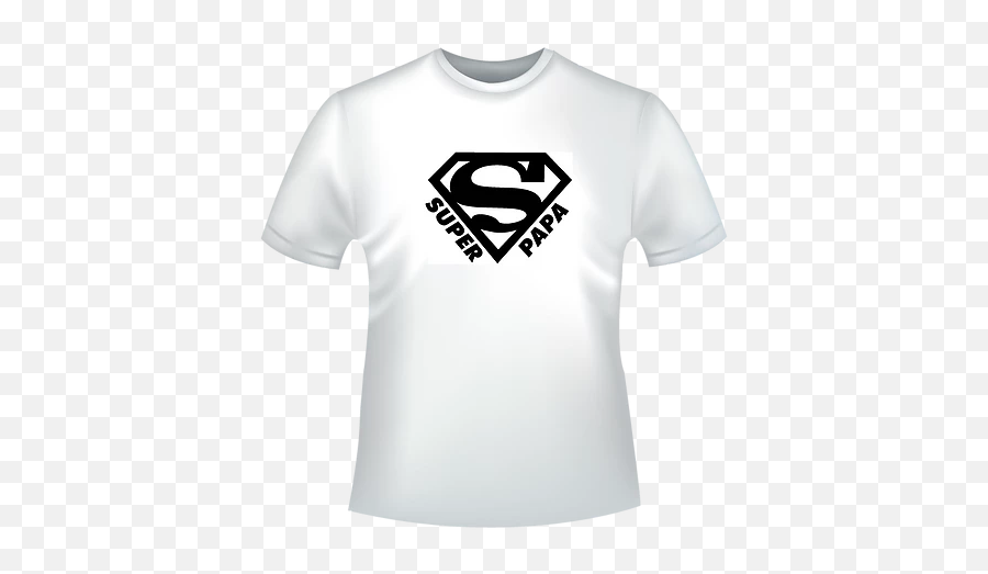 S Comme Super Papa Avec Le Logo De Superman - Superman Png,Logo De Superman