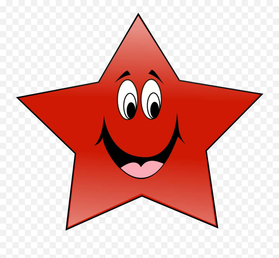 Weird Face Png - Happy Red Star Clipart 1621819 Vippng Happy Red Star Clipart,Red Star Png