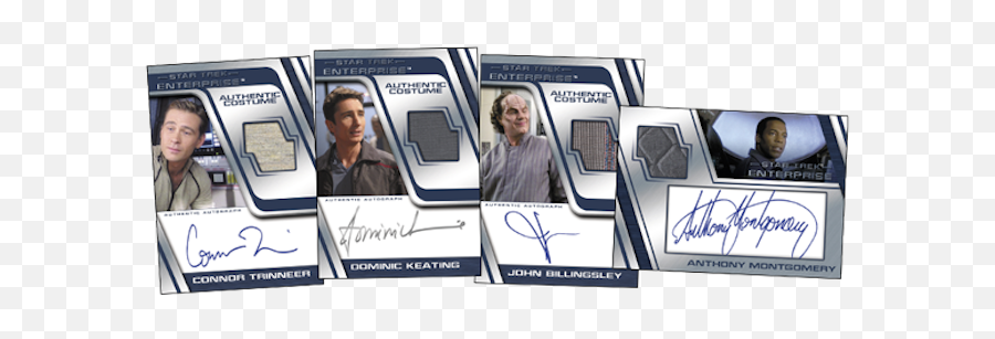 First Buzz 2019 Star Trek Enterprise Heroes U0026 Villains 2 - Autographed Sports Paraphernalia Png,Star Trek Enterprise Png