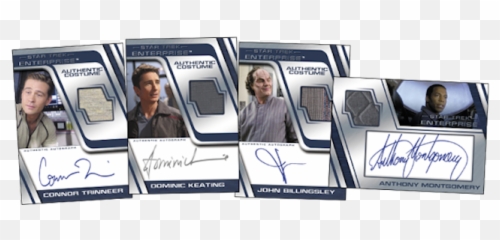 First Buzz 2019 Star Trek Enterprise Heroes U0026 Villains 2 - Autographed Sports Paraphernalia Png,Star Trek Enterprise Png