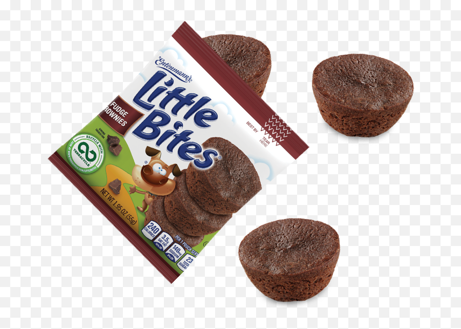 Little Bites Fudge Brownies Snacks - Little Bites Fudge Brownies Png,Brownies Png