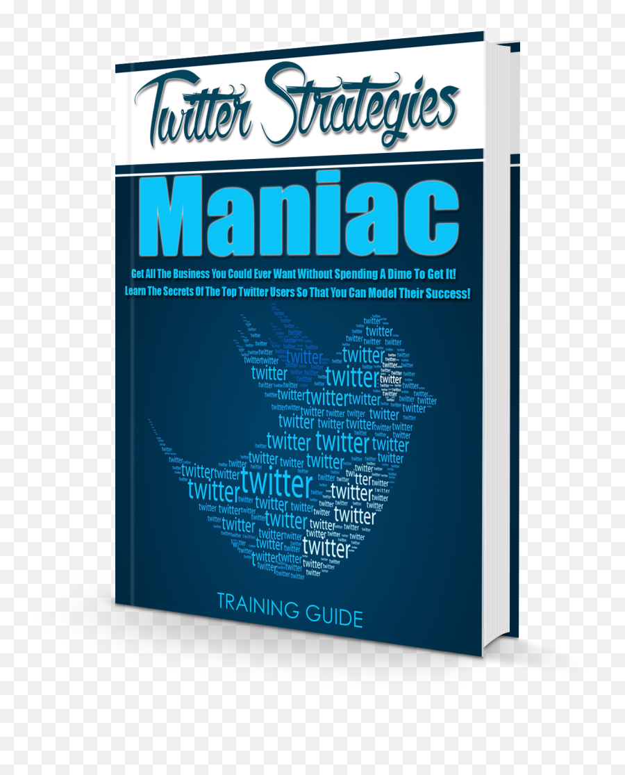 Twitter Strategies Maniac - Book Cover Png,Twiter Png