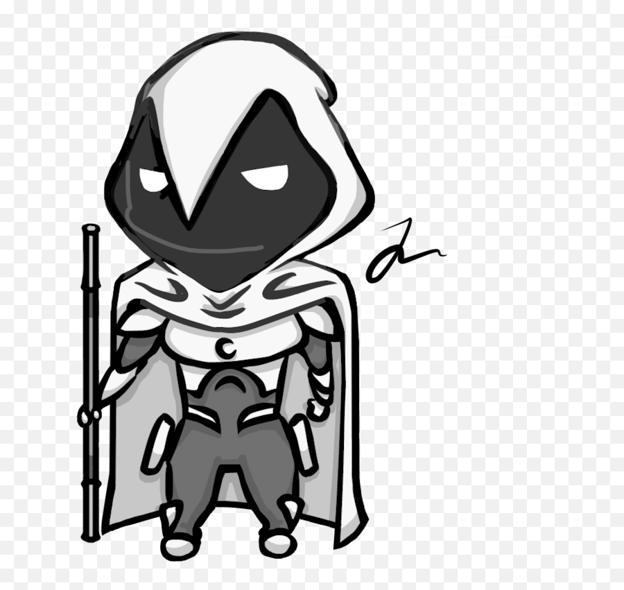 Knight Clipart Realistic - Moon Knight Chibi Transparent Moon Knight Chibi Png,Moon Knight Logo