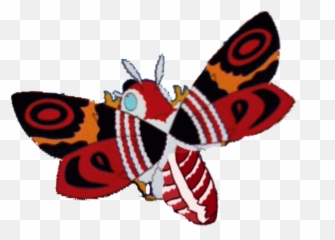 Mothra Los Simpson Png Image With No - Butterfly,Mothra Png