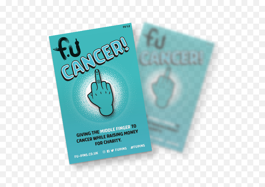 Fu Male Cancers - V12 Blue Fu Pins Sign Language Png,Middle Finger Logo