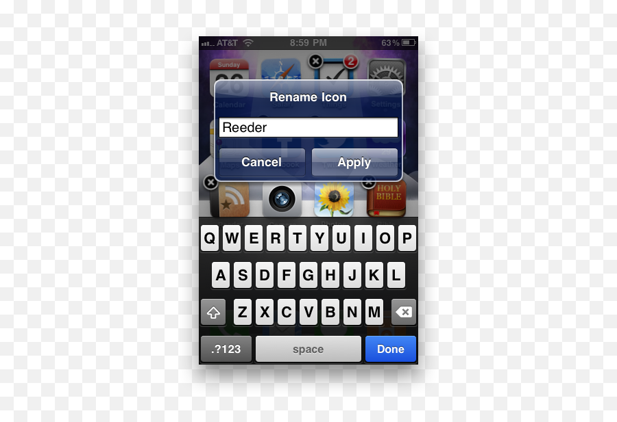Easily Rename Your Iphone App Icons - Rename Apps On Iphone Png,Iphone Icon