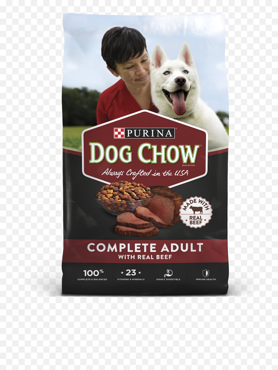 Purina Dog Chow Complete Adult Dry Food With Real Beef - Purina Dog Chow Beef Png,Dog Food Png