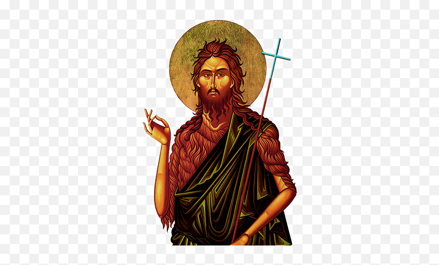 St - Orthodox St John The Baptist Png,John The Baptist Wilderness Icon