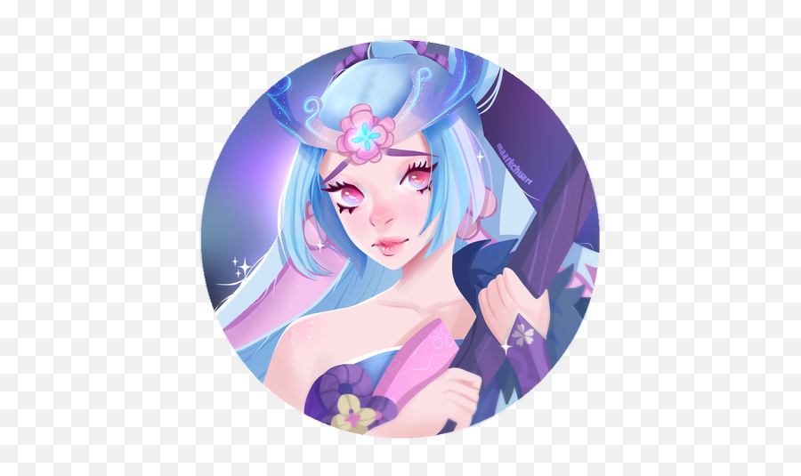 Spiritblossomtwitter - Fictional Character Png,Spirit Blossom Ahri Icon
