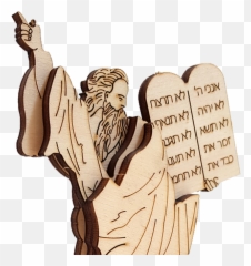 Ten Commandments 3d Wooden Puzzle - Angel png
