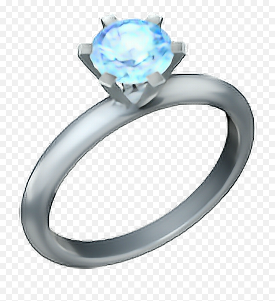 Ring Diamond - Iphone Ring Emoji Transparent Png,Ring Transparent Background