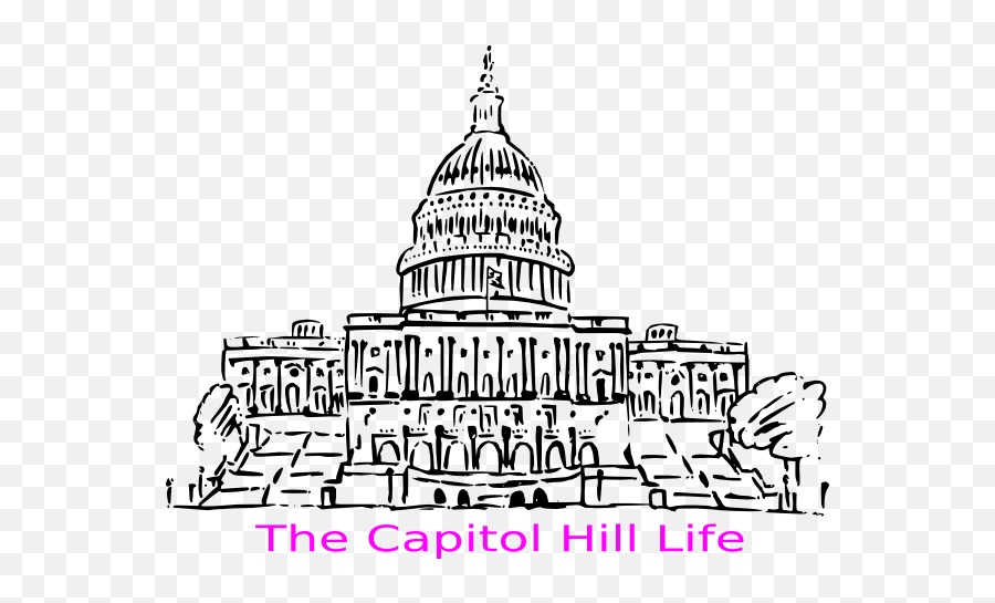 Us Capitol Building Clip Art - Vector Clip Art 8th Grade Trip To Washington Dc Png,Building Transparent Background