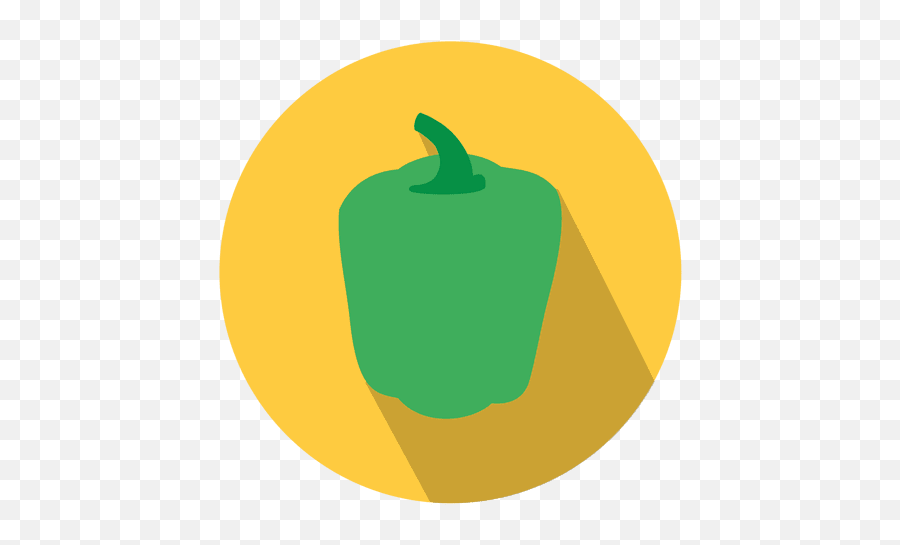 Green Bell Pepper Circle Icon - Icon Png,Green Pepper Png