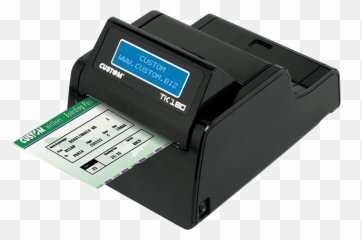 Tk180 Baggage Tag And Boarding Pass Printer With Tear - off Ticket Printer png