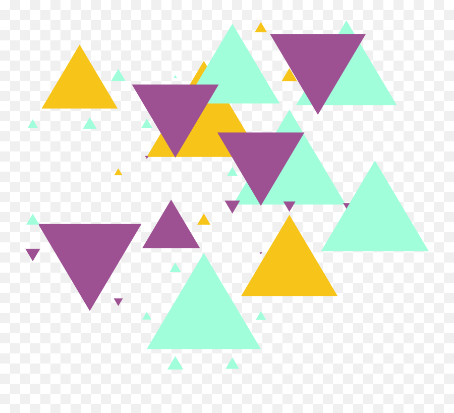 Download Triangle Shape Pattern Color - Geometric Shapes Transparent Background Png,Triangle Pattern Png