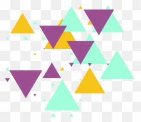 Download Triangle Shape Pattern Color - Geometric Shapes Transparent Background Png,Triangle Pattern Png