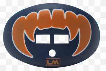 Vampire Fangs - Navy Blue U0026 Orange Fang Png,Vampire Teeth Png