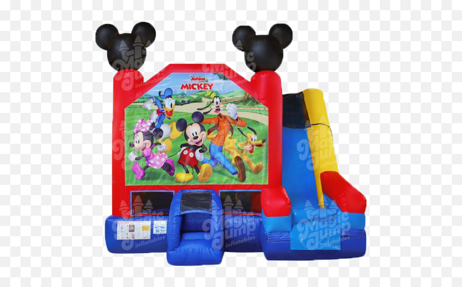 Mickey Mouse Combo Rent Fresno Fun Jump Rentals - Mickey Mouse Png,Mickey Mouse Ears Png