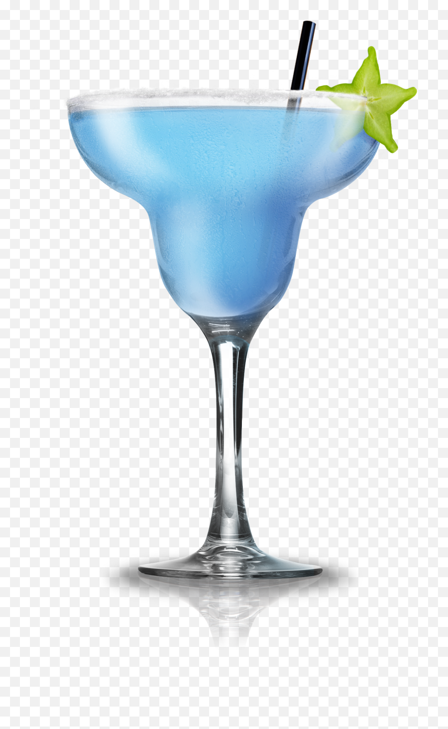 Download Blue Margarita Cocktail Glass - Strawberry Daiquiri Cocktail Png,Cocktail Glass Png