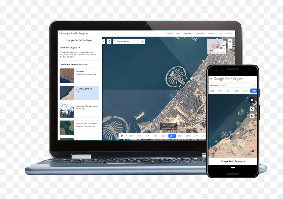 Google Earths New Time Travel Feature - Laptop Con Google Earth Png,Gigantic Icon