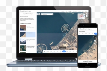 Google Earths New Time Travel Feature - Laptop Con png