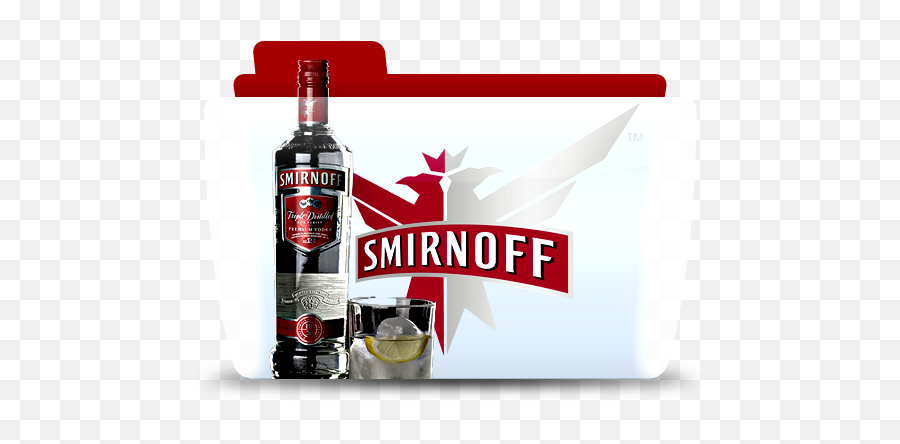 Smirnoff Folder File Free Icon Of - Famous Alcohol Brand Logo Png,Smirnoff Logo Png