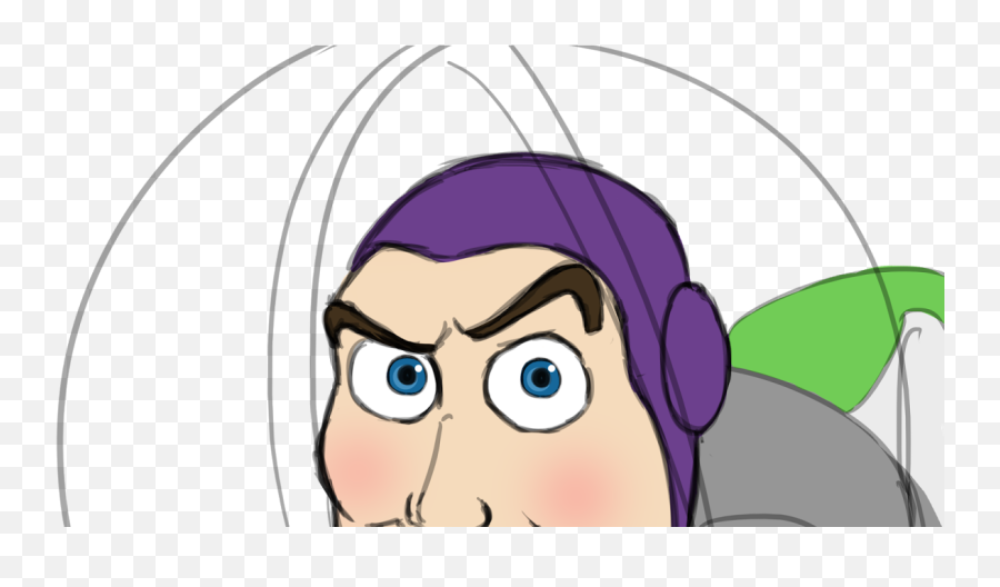 Download Hd Buzz Lightyear Drawing - Buzz Lightyear Head Drawing Png,Buzz Lightyear Transparent