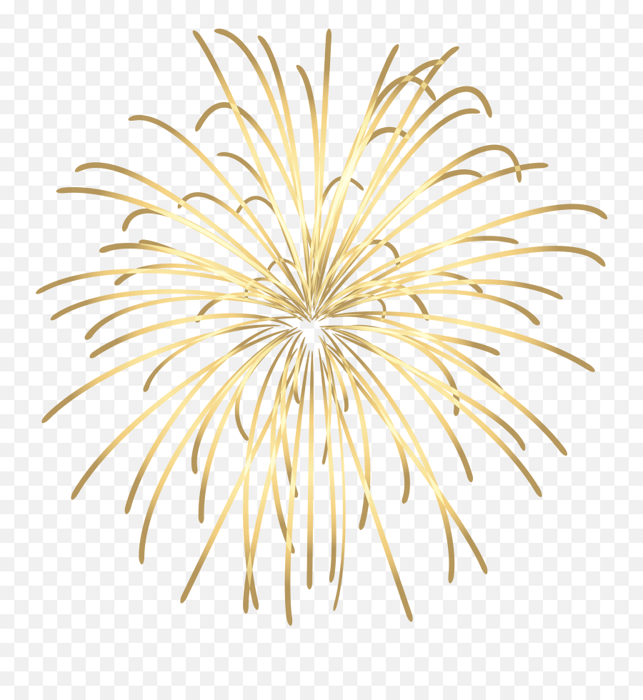 Gold Clipart Firework Transparent Free For Png Fireworks Background