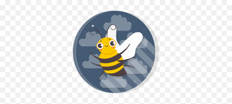 Flat Icon - Animal Bee Graphic By Uppoint Design Creative Happy Png,Bee Icon