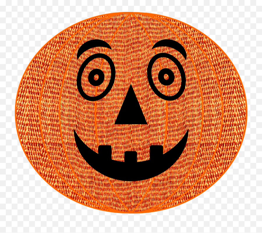 Fabric Halloween Pumpkin - Free Image On Pixabay Dot Png,Funny Face Icon