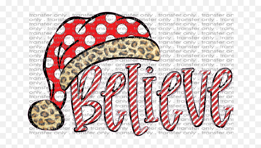 Siser Chr 315 Believe Dot Hat Red Stripe Leopard - Illustration Png,Red Stripe Png