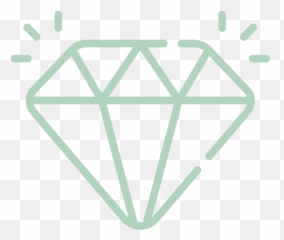 Love Your Doggo - Outline Simple Diamond Tattoo png