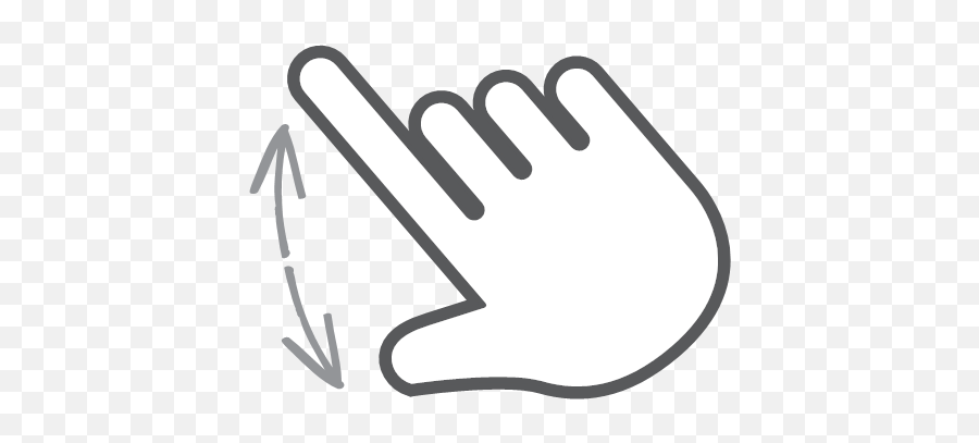 Gesture Hand Interactive Scroll Spread Swipe Icon Png Scrolls