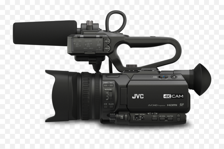 Jvc Gy - Hm250e 4k Live Streaming Camcorder With Broadcast Graphics 4k Live Streaming Camera Png,Camcorder Png