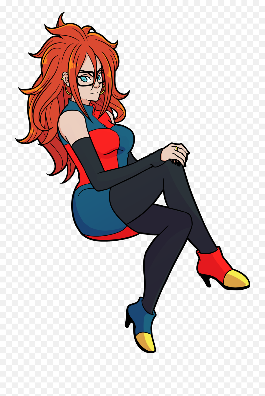 Android 21 Thicc Ass - Androide 21 Png,Android 21 Png