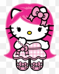Hello Kitty By Samira - Sticker Maker for WhatsApp Cartoon Cute png