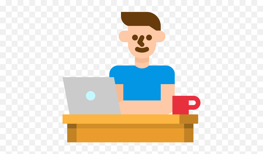 Working - Free People Icons Office Worker Png,Person Vs Computer Icon