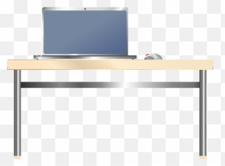 Download Computer Desk Free Clipart Hq Png Image - Transparent Desk With Computer Png,Table Clipart Png