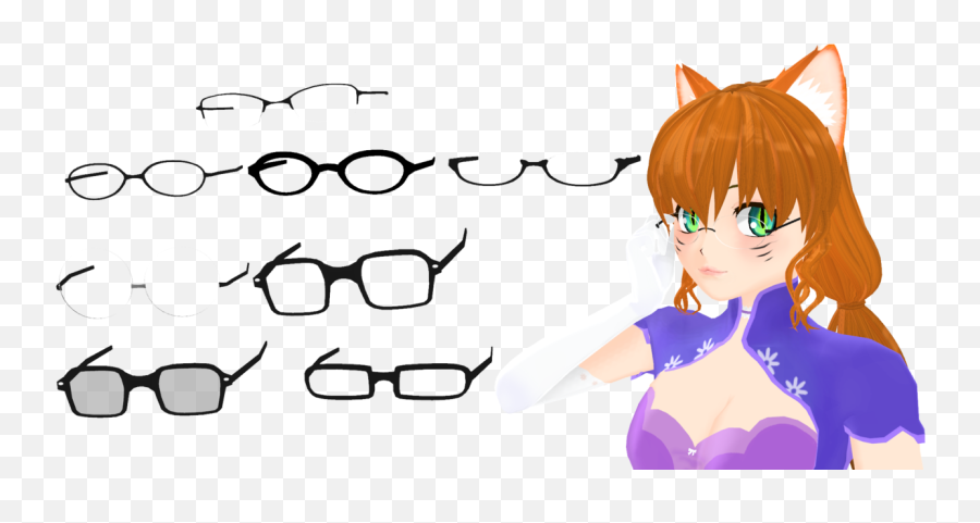 Anime Glasses Png Image Free Library - Anime Glasses Png,Anime Glasses Png