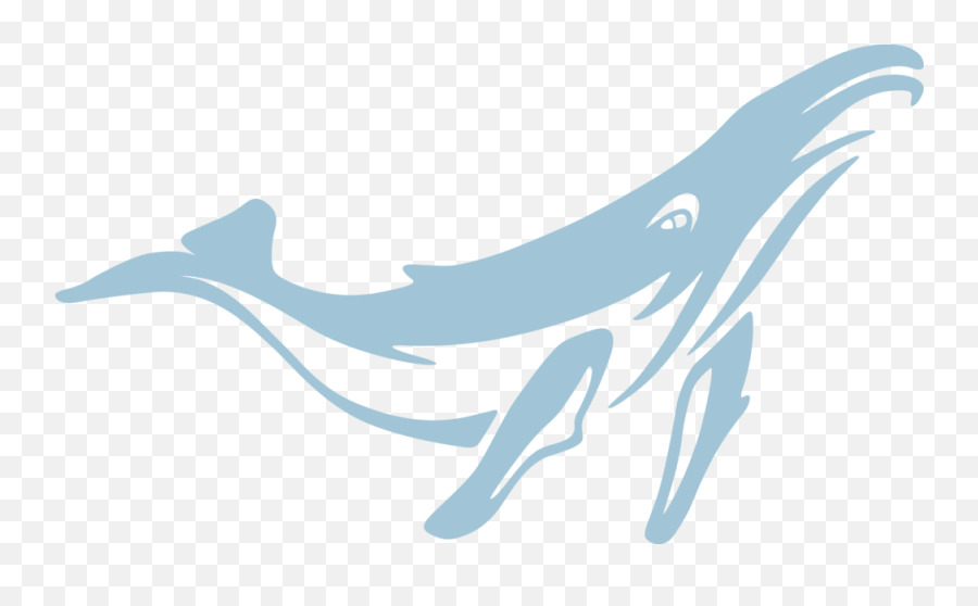 Clients Blue Whale Design - Whale Vector Png Free,Humpback Whale Png