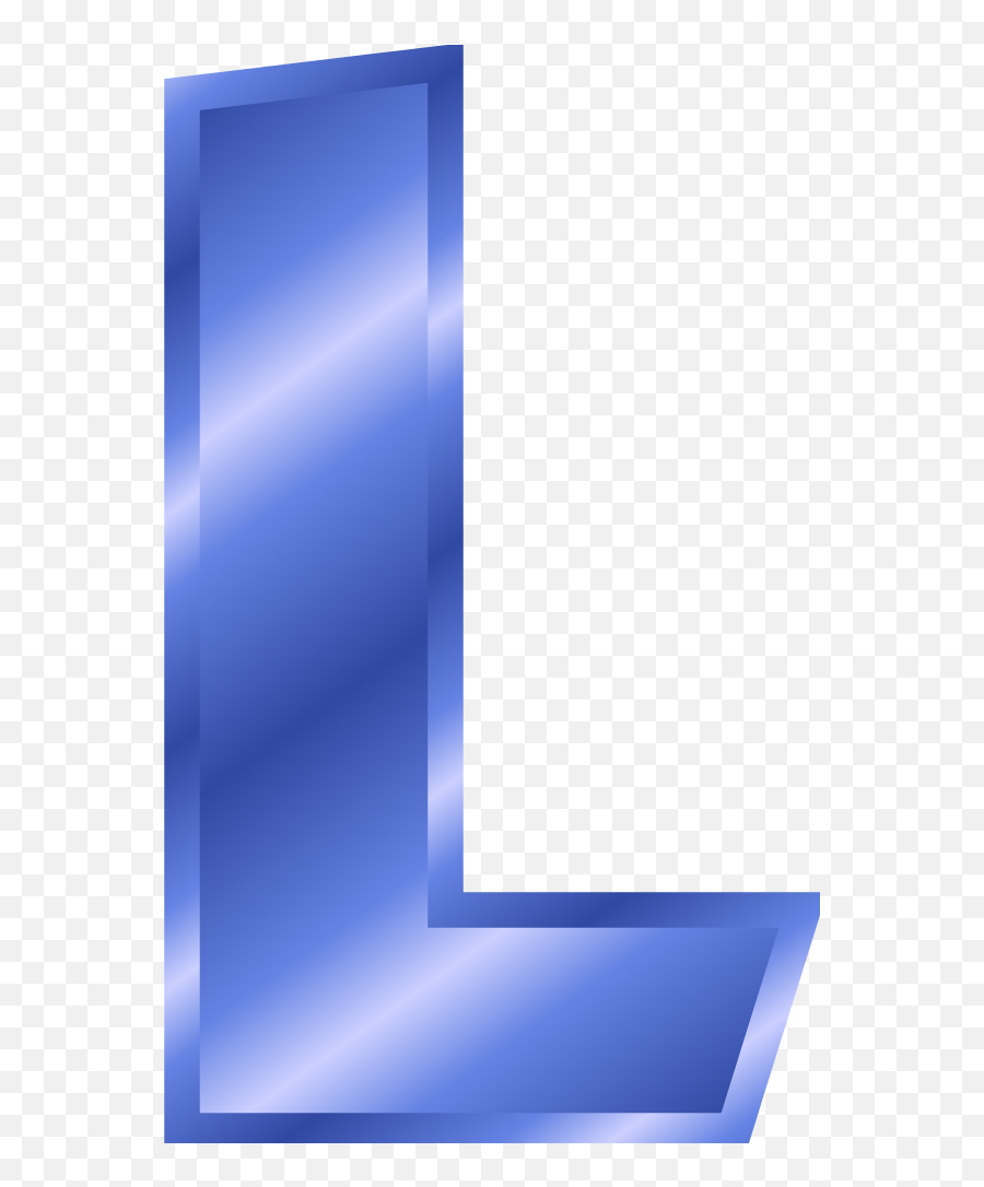 Library Of The Letter L Image Black And - Letter L Blue Clipart Png,L Png