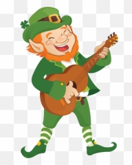 Elf Song Free Frame Clipart - Leprechaun Transparent Png,Lucky Charms Png